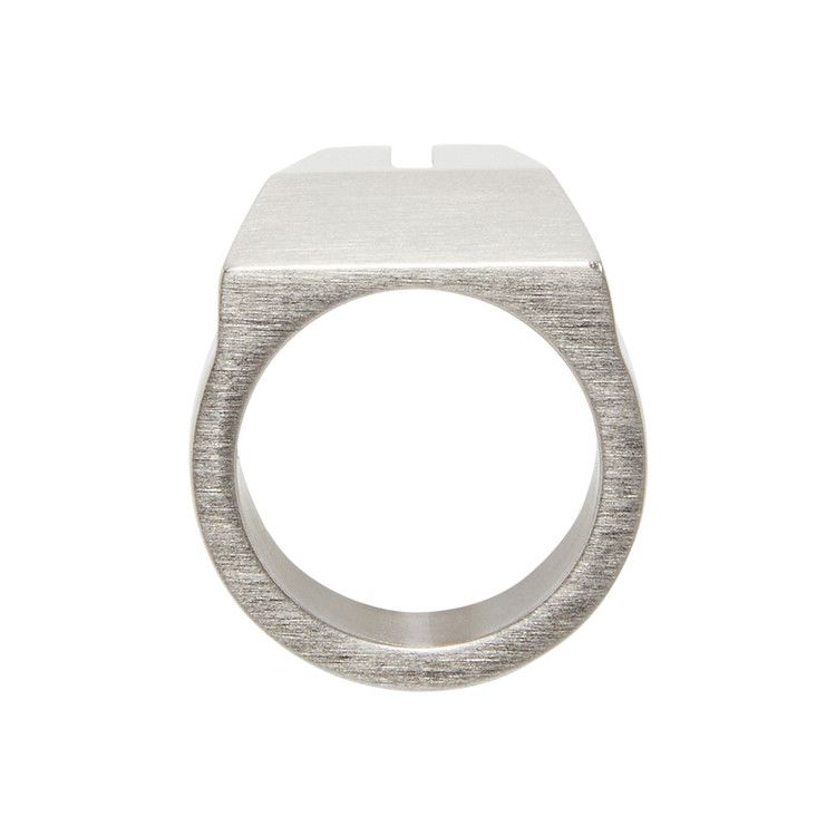 Rick Owens Porterville Open Trunk Ring 'Silver'