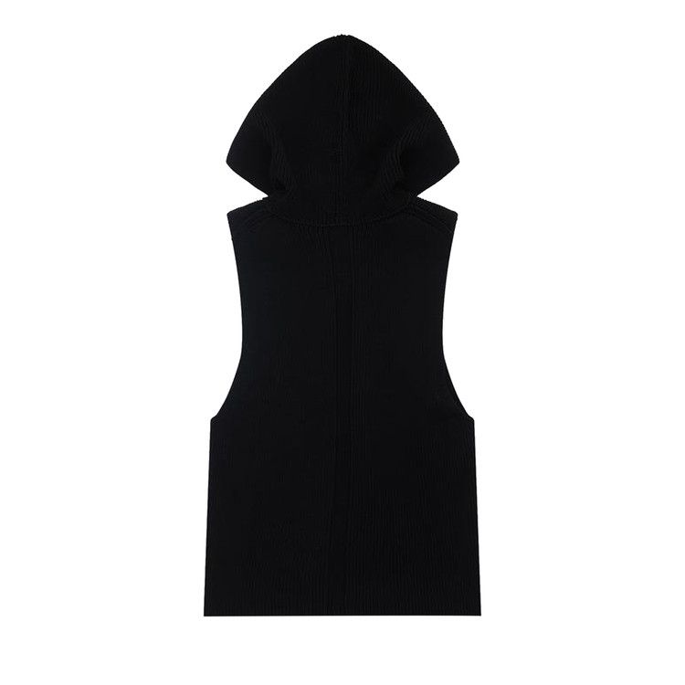 Rick Owens Maglia Hooded Tank Top 'Black'
