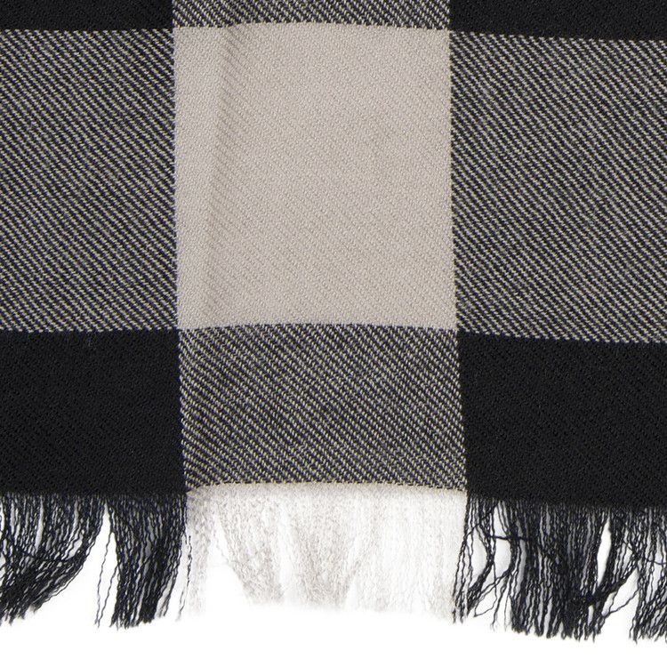 Rick Owens Jumbo Plaid Scarf 'Black'