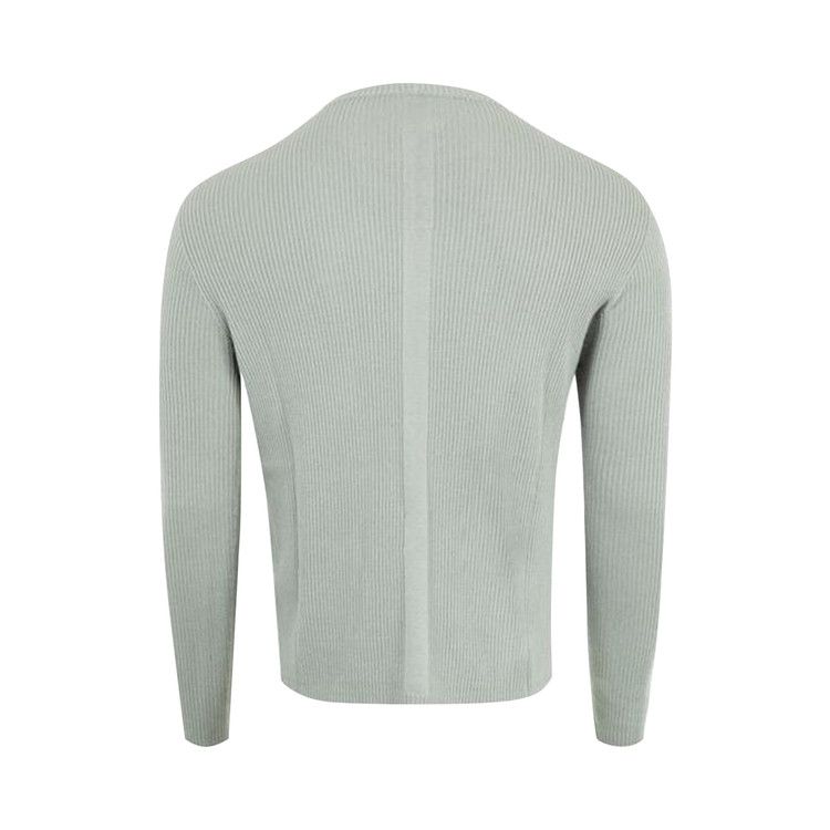 Rick Owens Ribbed Geo Sweatshirt 'Washed Indigo'