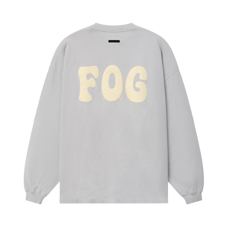 Fear of God Essentials Heavy Jersey Merch Long Sleeve Tee 'Washed Overcast'