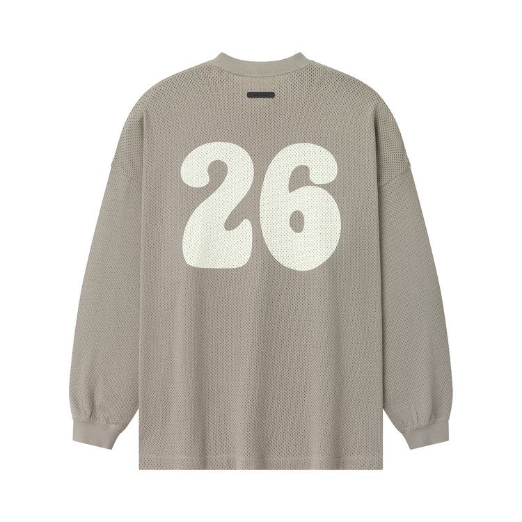 Fear of God Essentials Sport Mesh Merch Long Sleeve Tee 'Seal'