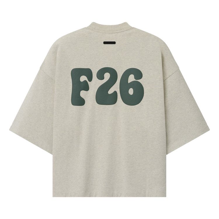 Fear of God Essentials Merch Tee Boxy Fit 'Vanilla Heather'