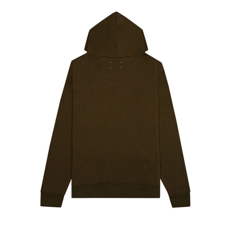 Maison Margiela Mushroom Long-Sleeve Hooded Sweatshirt 'Military Olive'