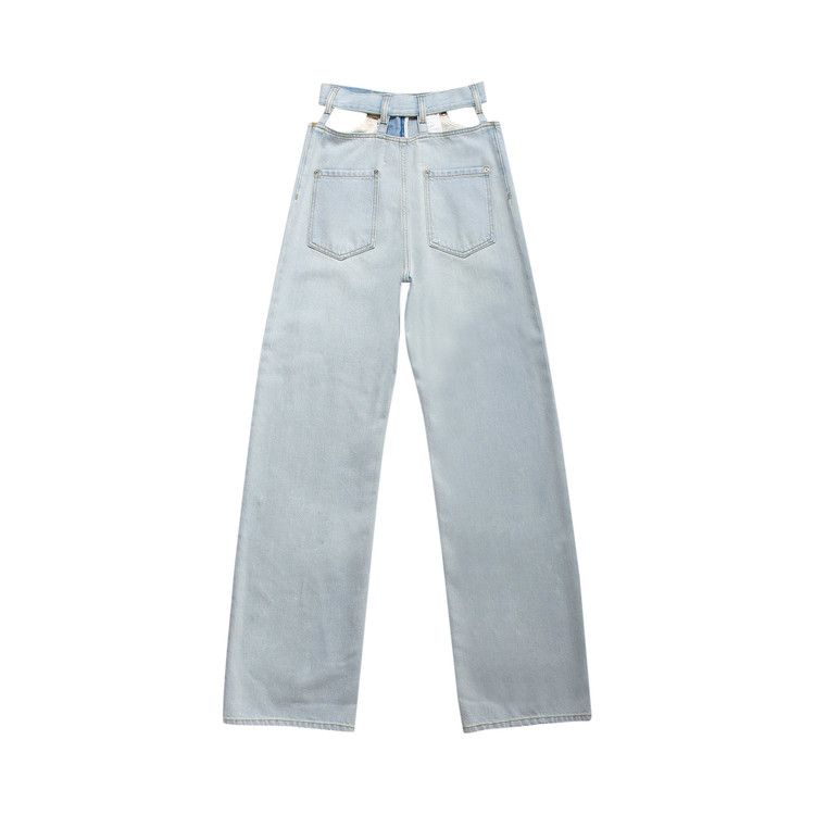 Maison Margiela Cut Out Waist Jeans 'Blue'