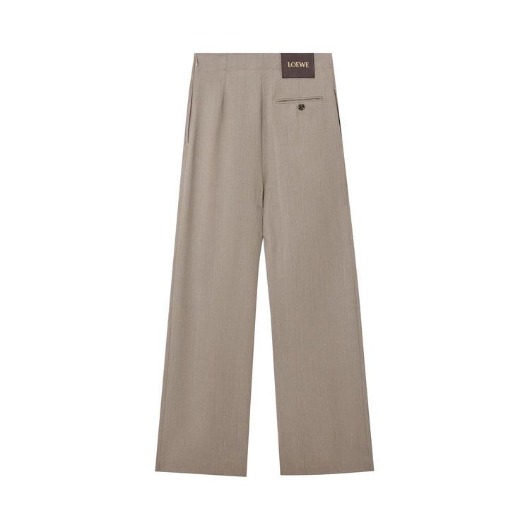 Loewe Belted Trousers 'Beige Melange'
