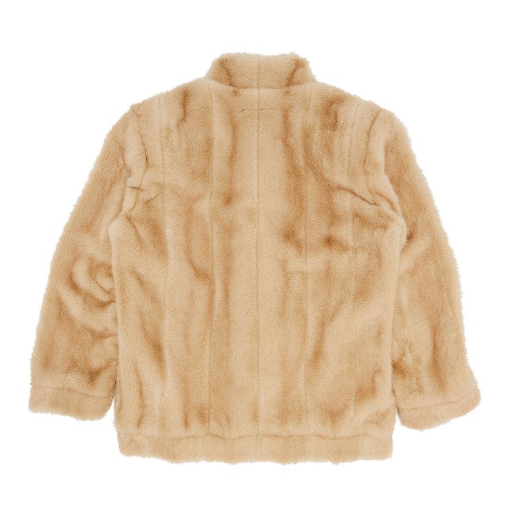 MM6 Maison Margiela Faux Fur Sports Jacket 'Light Beige'