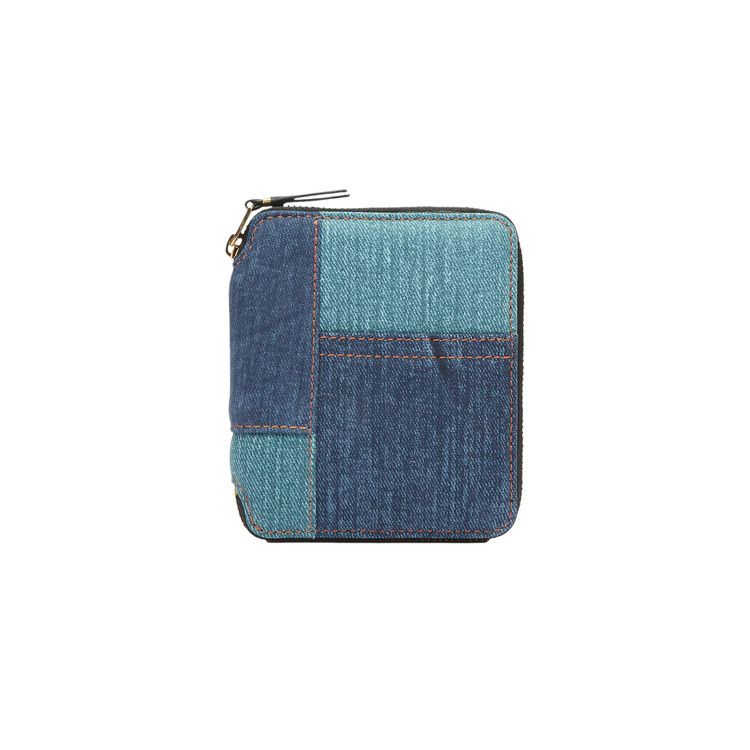 Comme des Garçons PLAY Denim Pocket Zip Wallet 'Blue Denim'