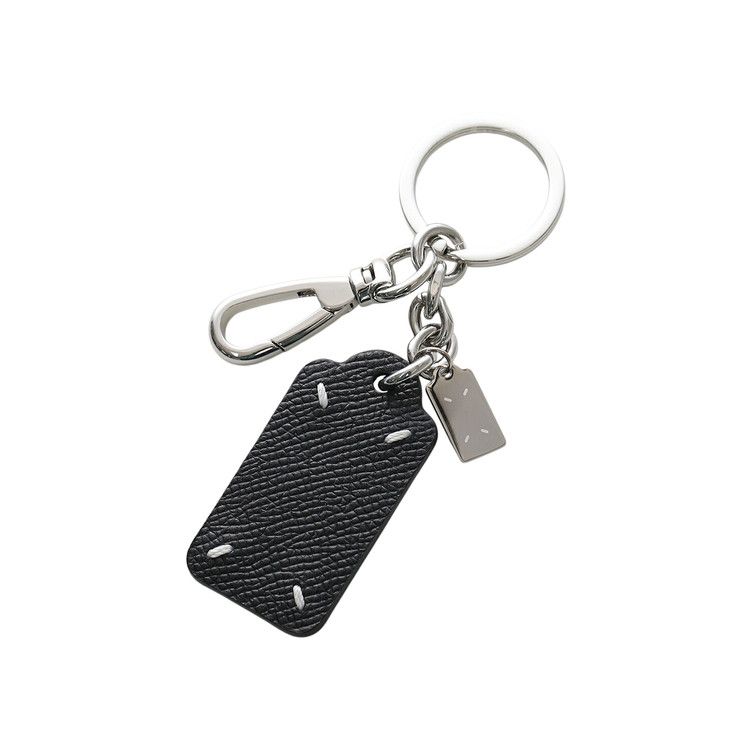 Maison Margiela Small Double Tag Keyring 'Black'