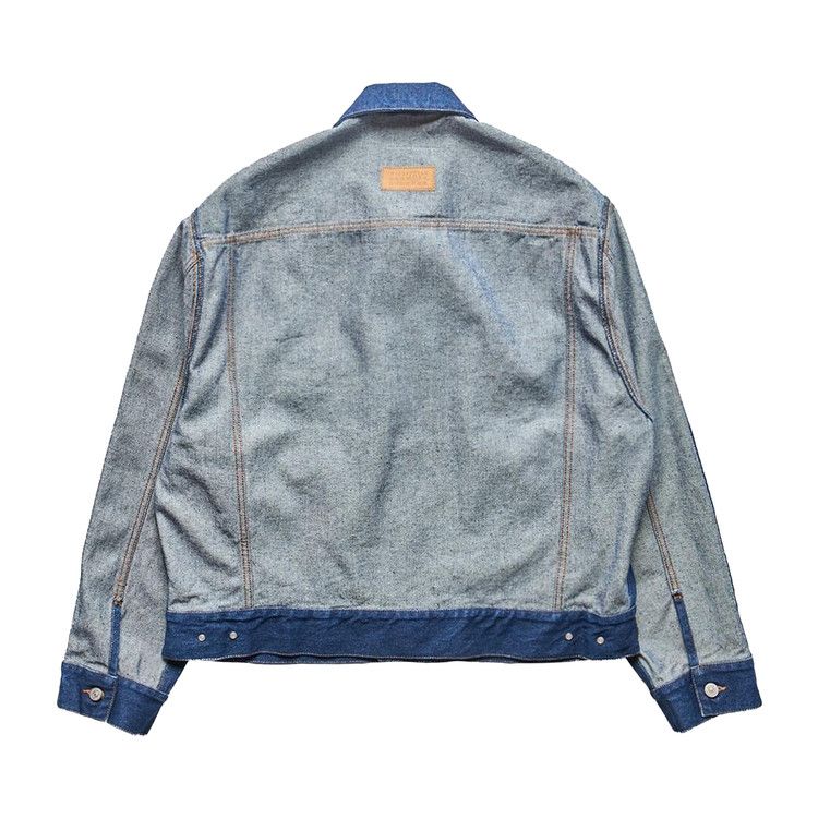 MM6 Maison Margiela Split Reversed Denim Jacket 'Blue'