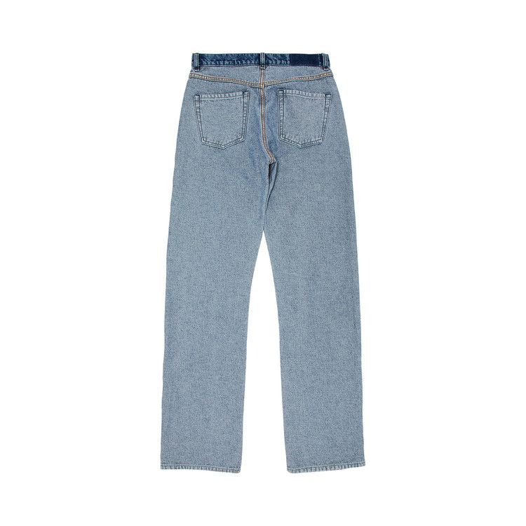 MM6 Maison Margiela 5 Pockets Canvas Pants 'Medium Blue'