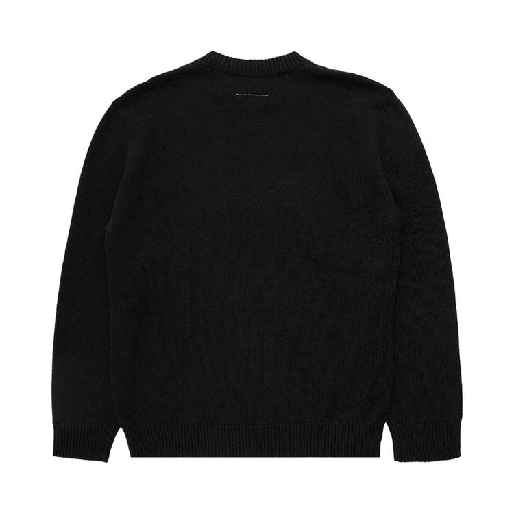 MM6 Maison Margiela Tape Crewneck Sweater 'Black'