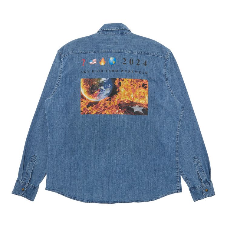 GOAT Exclusive for Manifesto Sky High Farm Workwear Denim Shirt 'Classic Wash'