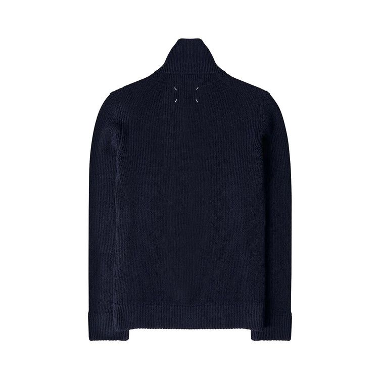 Maison Margiela Zip Cardigan 'Navy Blue'