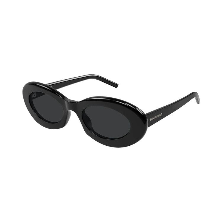 Saint Laurent Oval Sunglasses 'Black'
