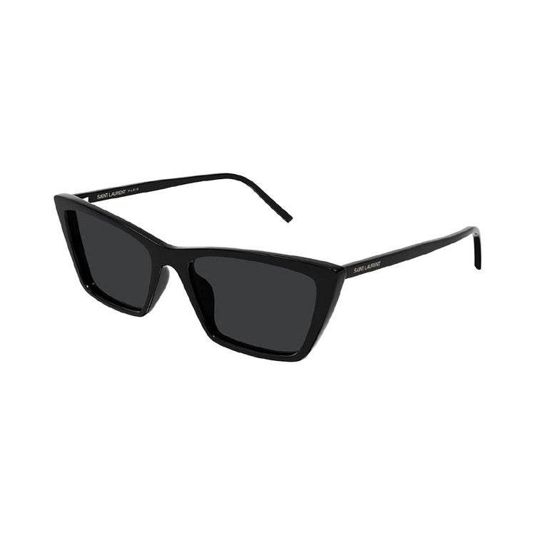 Saint Laurent Mica Thin Cat Eye Sunglasses 'Black'