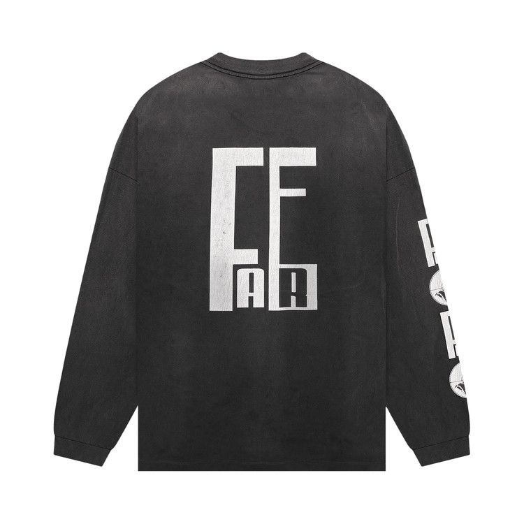 SAINT Mxxxxxx x Fear Of God Long-Sleeve T-Shirt 'Black'
