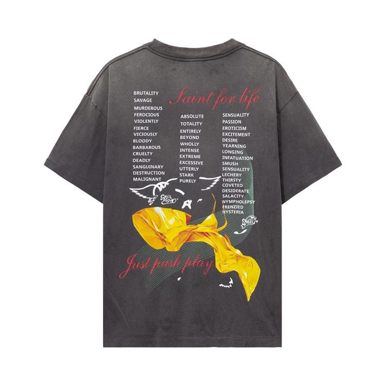 SAINT Mxxxxxx x Aerosmith Short-Sleeve T-Shirt 'Black'
