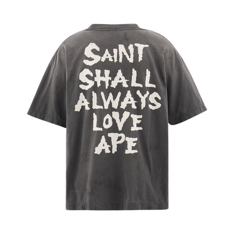 SAINT Mxxxxxx x BAPE Always Love Short-Sleeve T-Shirt 'Black'