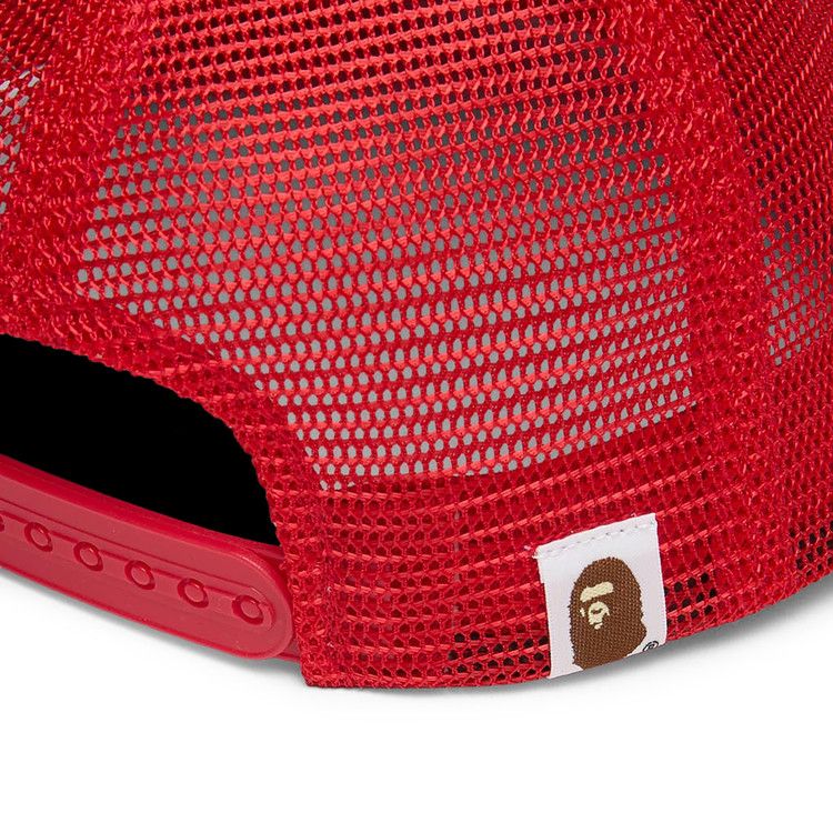 Saint Michael x BAPE Mesh Cap 'Red'