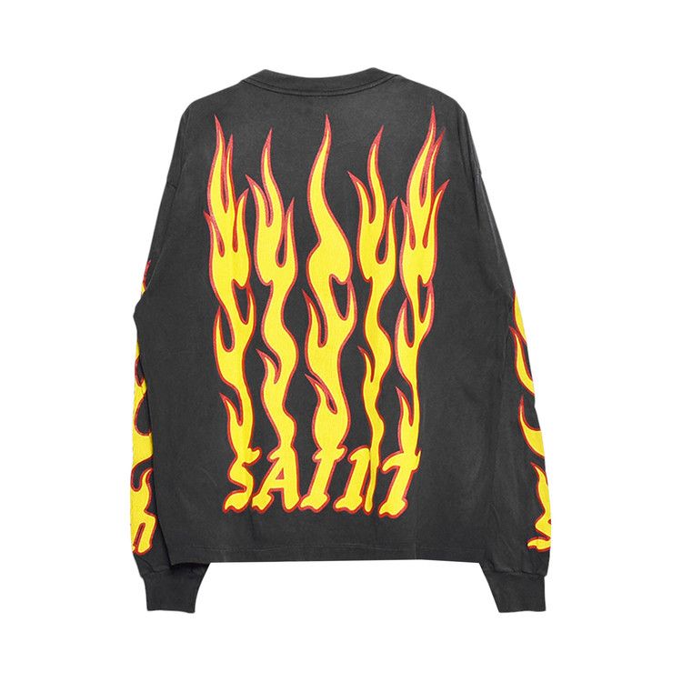 SAINT Mxxxxxx Soul On Fire Long-Sleeve T-Shirt 'Black'