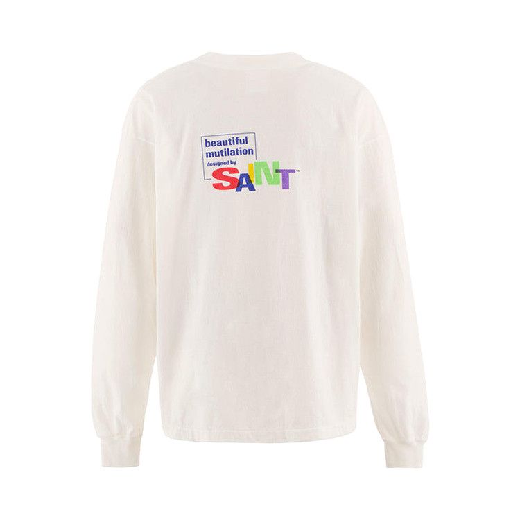 SAINT Mxxxxxx Beautiful Saint Long-Sleeve Tee 'White'