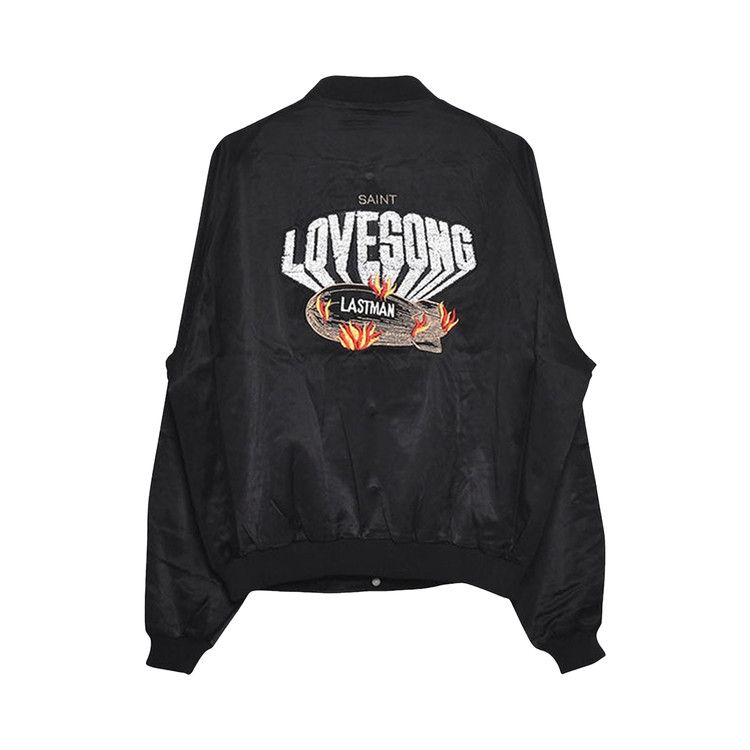 SAINT Mxxxxxx Last Song Satin Jacket 'Black'