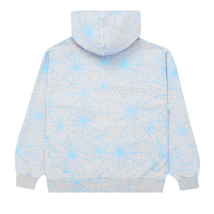 Sp5der AOP Web Hoodie 'Heather Grey'