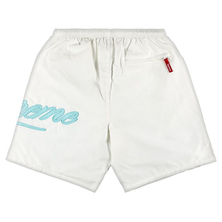 Supreme Mesh Script Water Short 'White'
