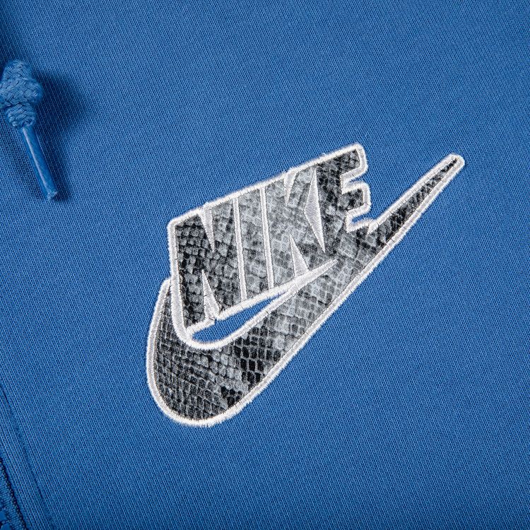Supreme x Nike Half Zip Hooded Sweatshirt 'Blue'