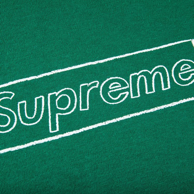 Supreme x KAWS Chalk Logo Tee 'Light Pine'