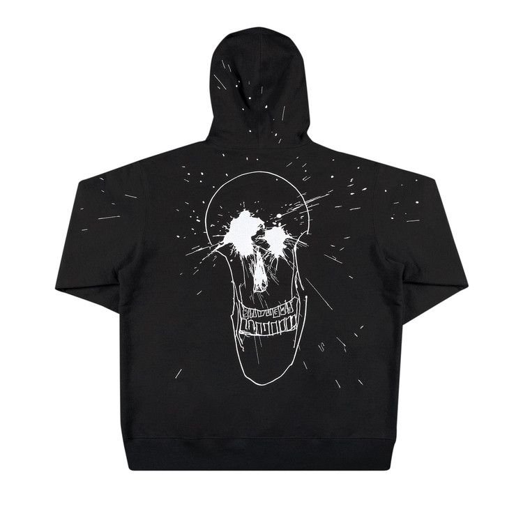 Supreme Ralph Steadman Skull Hooded Sweatshirt 'Black'