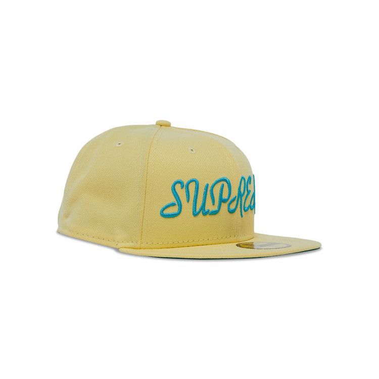 Supreme Script New Era 'Pale Yellow'