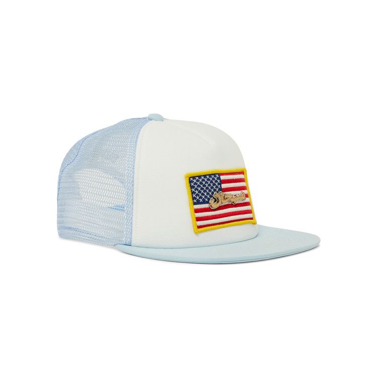 Supreme Name Plate Mesh Back 5-Panel 'Light Blue'