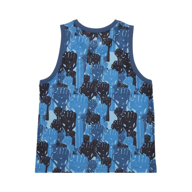 Supreme x Hardies Camo Basketball Jersey 'Blue'