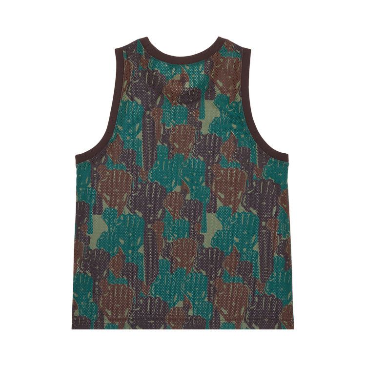 Supreme x Hardies Camo Basketball Jersey 'Green'