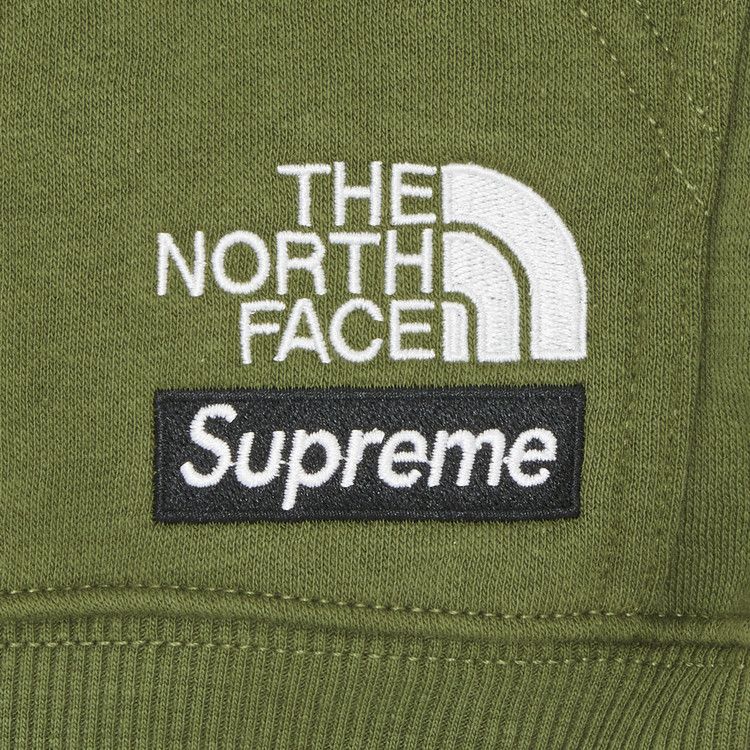 Supreme x The North Face Convertible Hooded Sweatshirt 'Olive'