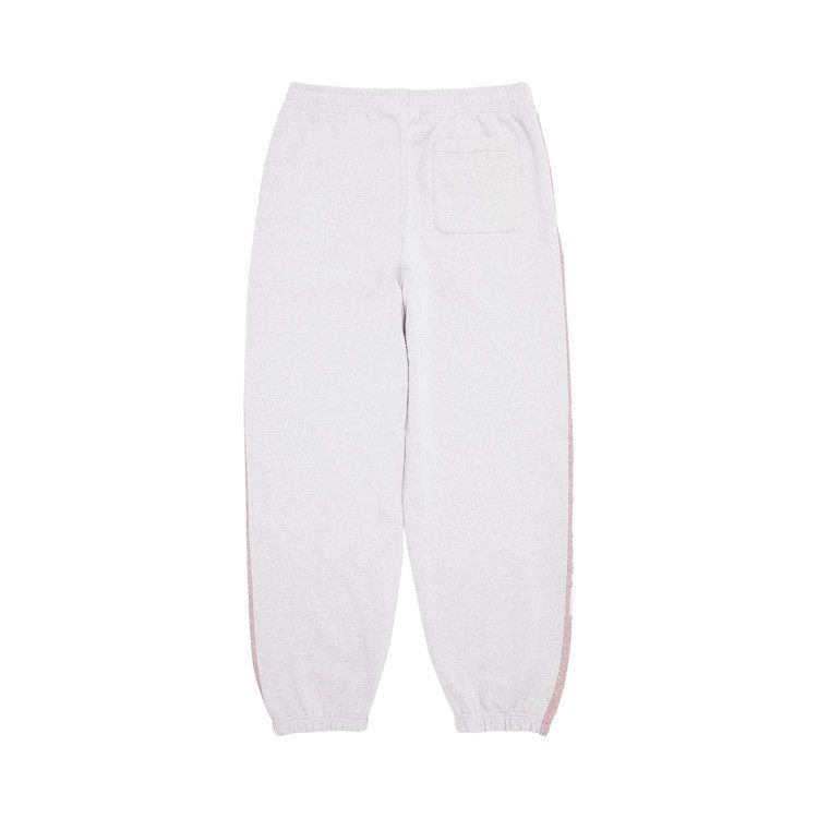 Supreme Jacquard Stripe Sweatpant 'Ash Grey'