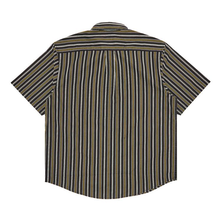 Supreme Loose Fit Multi Stripe Short-Sleeve Shirt 'Black'