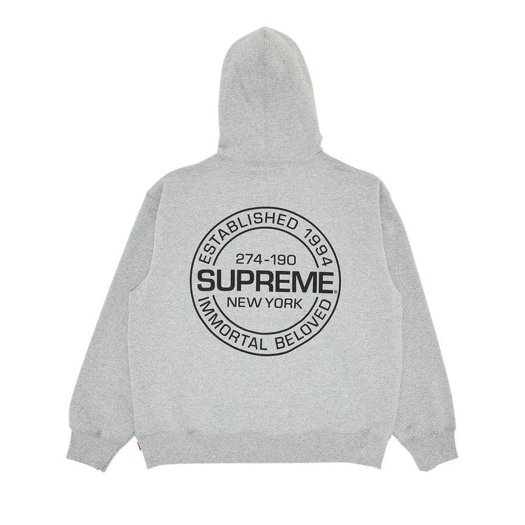 Supreme Immortal Hooded Sweatshirt 'Heather Grey'