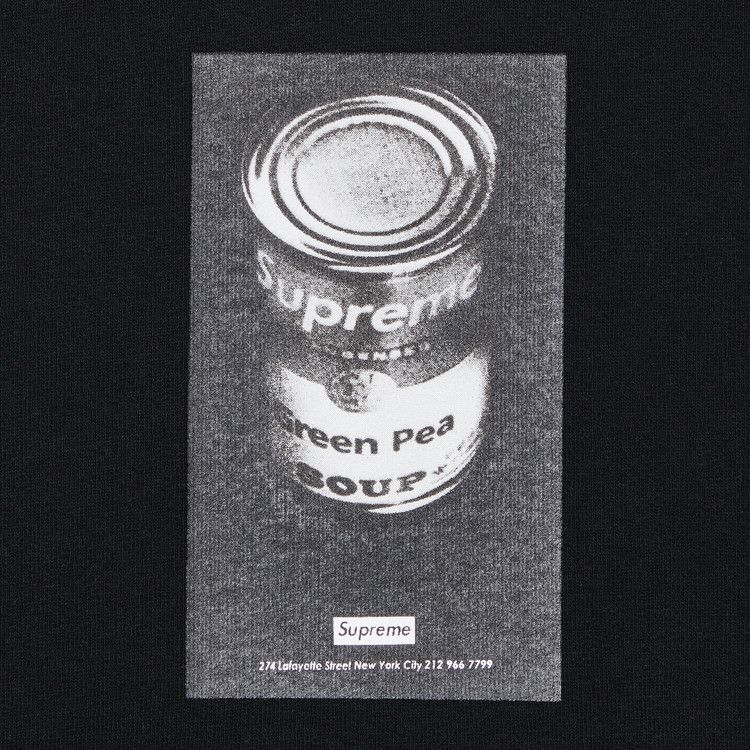 Supreme Soup Can Hooded Sweatshirt 'Black'