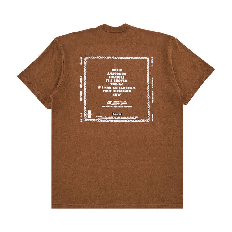 Supreme x Melvins Bullhead Tee 'Brown'