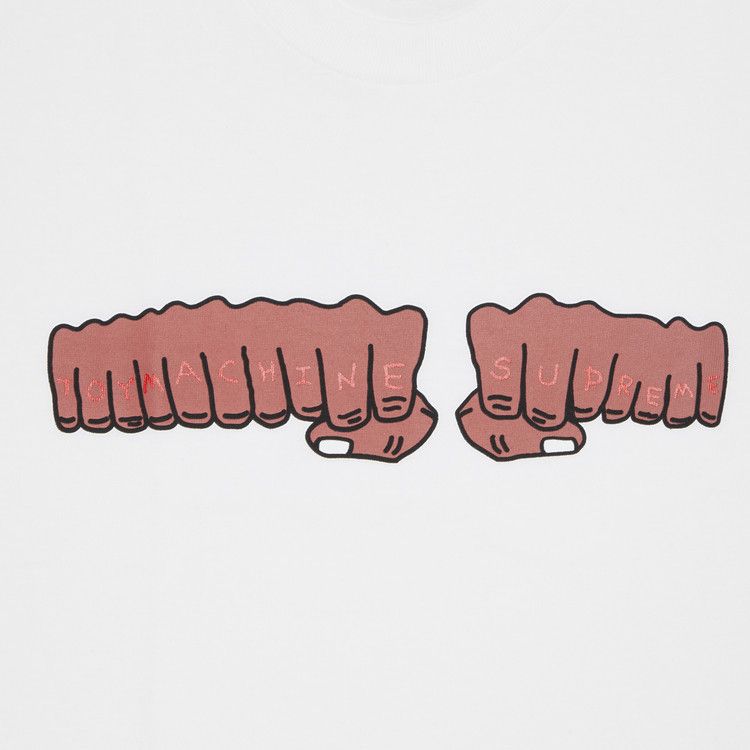 Supreme x Toy Machine Fist Tee 'White'