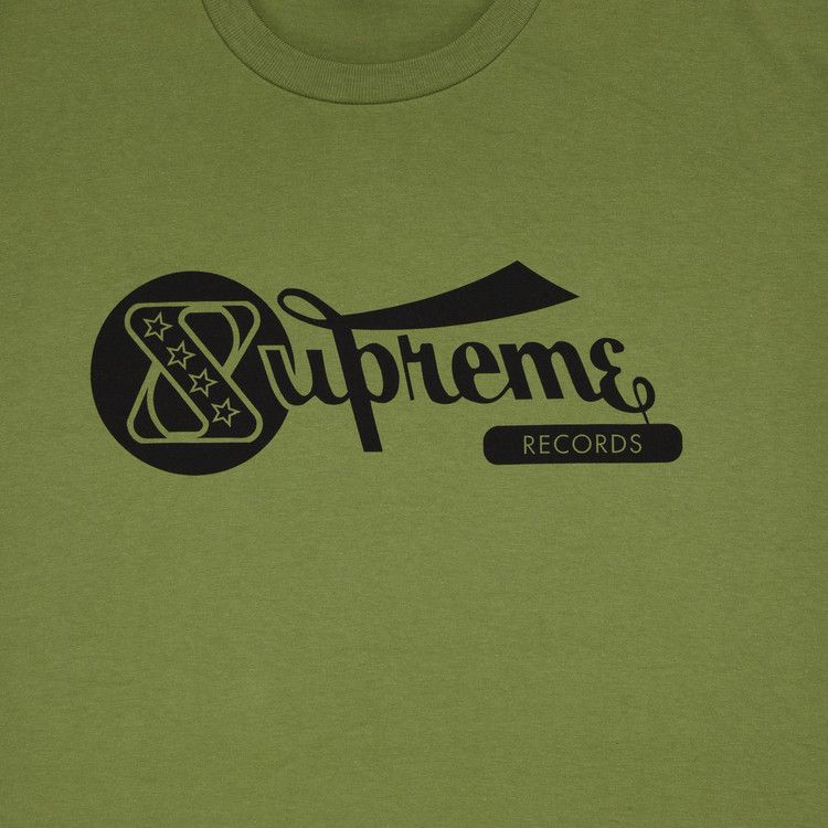 Supreme Records Tee 'Moss Green'