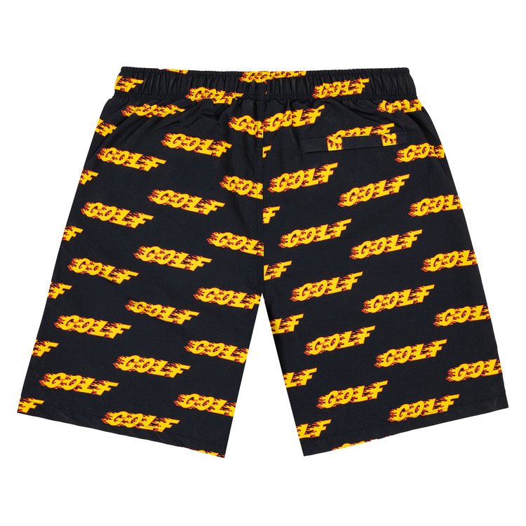 GOLF WANG Inferno Logo Water Shorts 'Black'