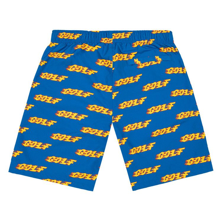 GOLF WANG Inferno Logo Water Shorts 'Blue'
