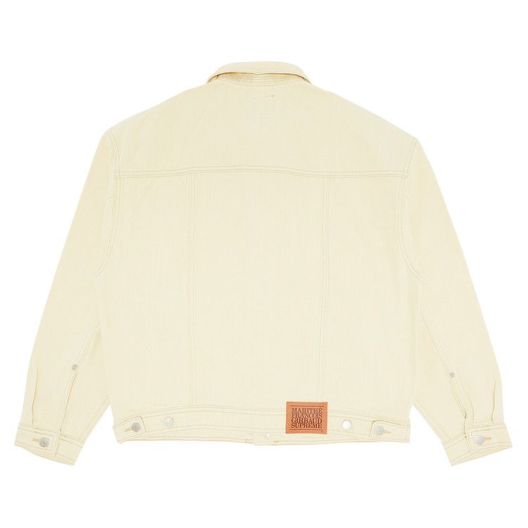 Supreme x Martithé + François Girbaud X-Seam Denim Trucker Jacket 'Pale Yellow'