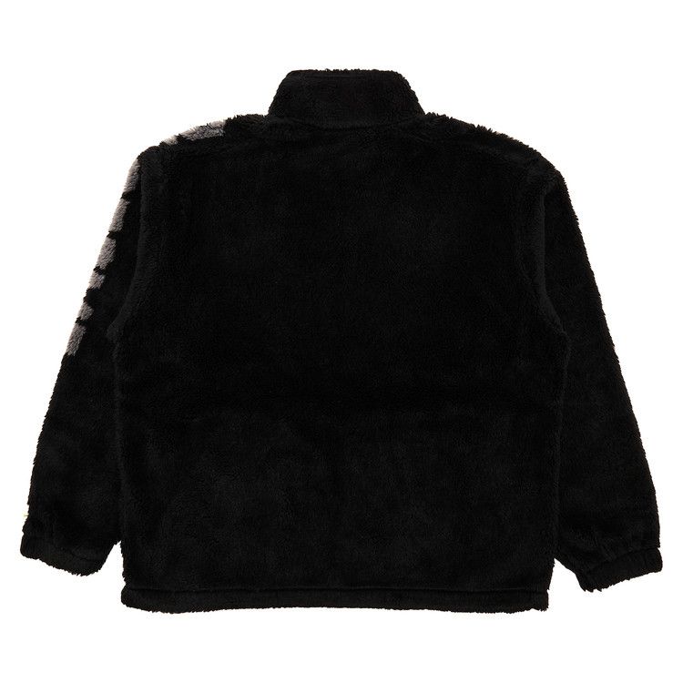 Supreme Shoulder Logo Fleece Jacket 'Black'