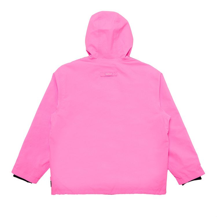 Supreme GORE-TEX Stripe Hooded Jacket 'Fluorescent Pink'
