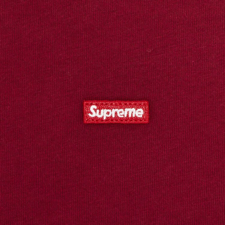 Supreme Small Box Long-Sleeve Tee 'Cardinal'